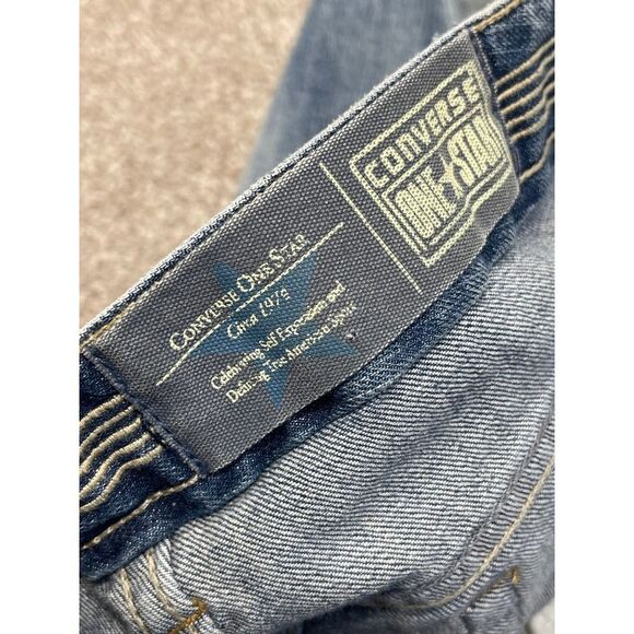 Converse one star womens bootcut jeans sz 6 mid rise blue jeans retro Y2K - Picture 12 of 12